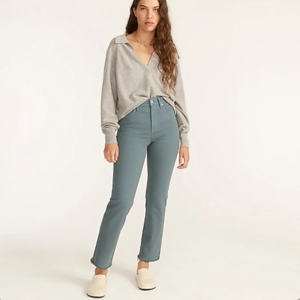 NWT and‎ defects J. Crew High-Rise Garment-Dyed '90s Classic Straight Jean